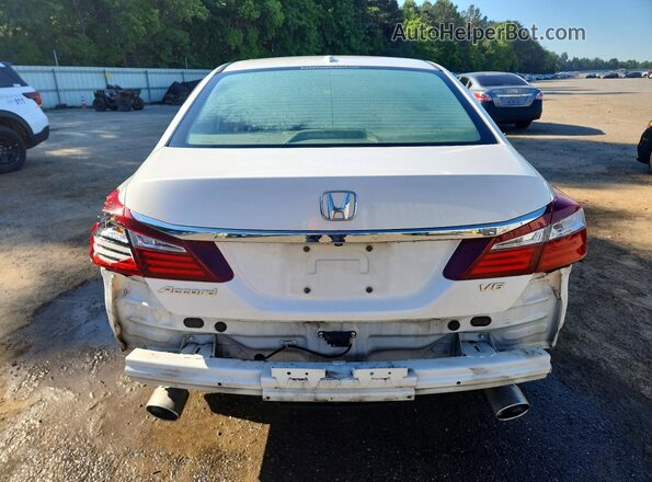 1HGCR3F07GA001034 2016 HONDA ACCORD White Widok z tyłu