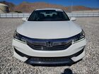 2016 Honda Accord Exl White vin: 1HGCR3F89GA014440