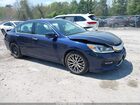 2016 Honda Accord Ex-l V-6 Blue vin: 1HGCR3F89GA019587