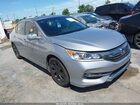 2016 Honda Accord Ex-l V-6 Silver vin: 1HGCR3F89GA033585