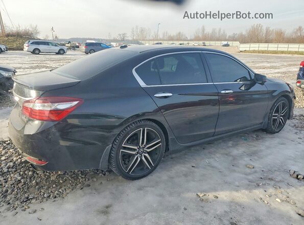 1HGCR3F91GA012285 2016 HONDA ACCORD Black Հետևի աջ