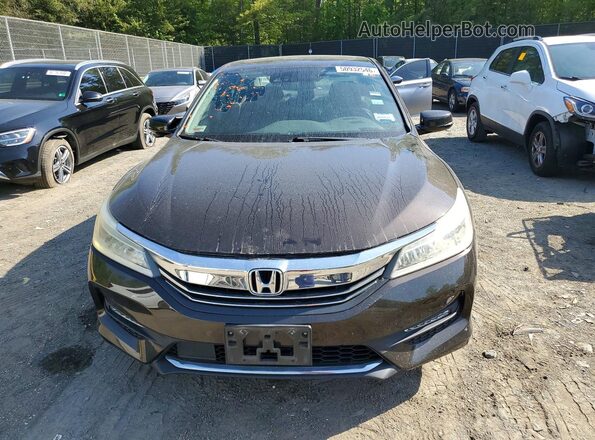 1HGCR3F93HA033401 2017 HONDA ACCORD Черный Вид спереди