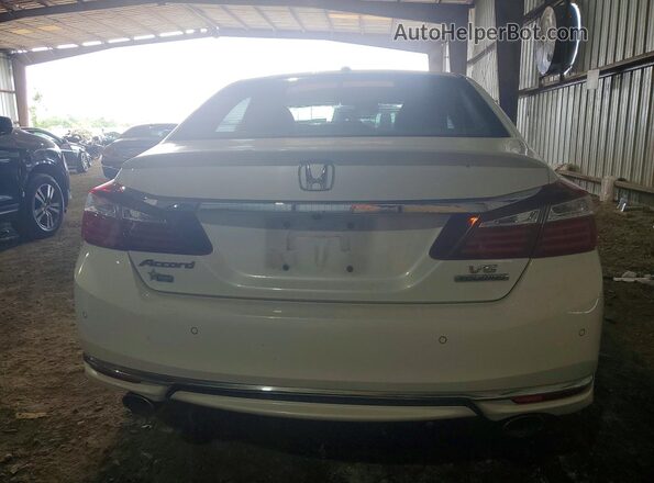 1HGCR3F97GA028796 2016 HONDA ACCORD White Հետևի տեսք
