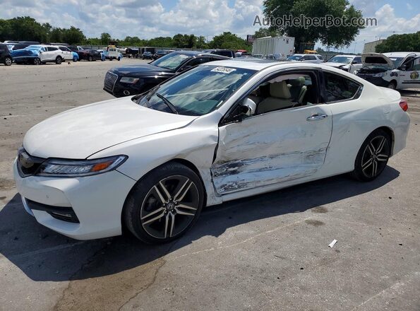 1HGCT2B08HA004642 2017 HONDA ACCORD White Vista tres cuartos delantera izquierda