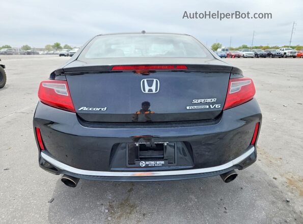 1HGCT2B08HA005595 2017 HONDA ACCORD Черный Вид сзади