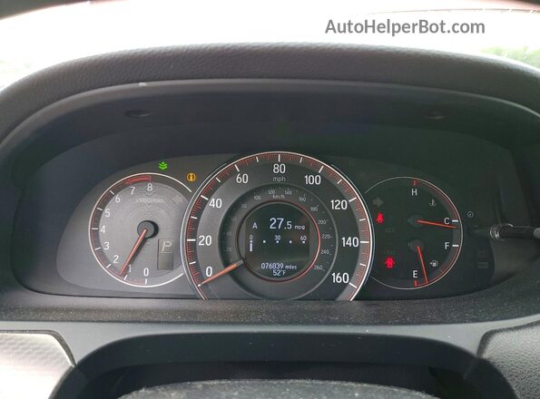 1HGCT2B09HA006674 2017 HONDA ACCORD Красный Вид щитка приборов