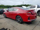 2017 Honda Accord Touring Красный vin: 1HGCT2B09HA006674