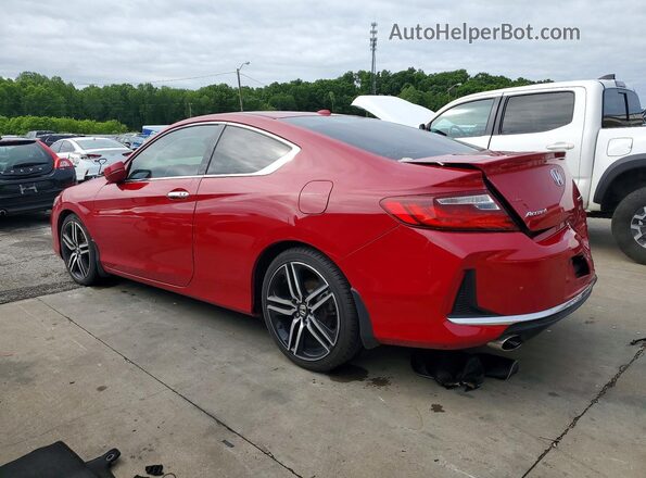 1HGCT2B09HA006674 2017 HONDA ACCORD Красный Задняя левая четверть