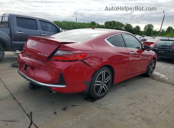 1HGCT2B09HA006674 2017 HONDA ACCORD Красный Задняя правая четверть