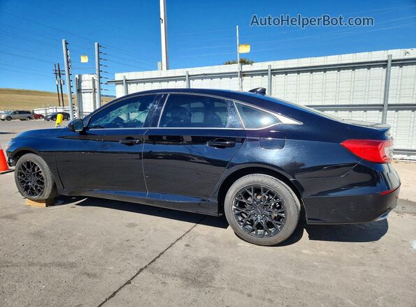 1HGCV1F10JA053329 2018 HONDA ACCORD Black Задня ліва чверть