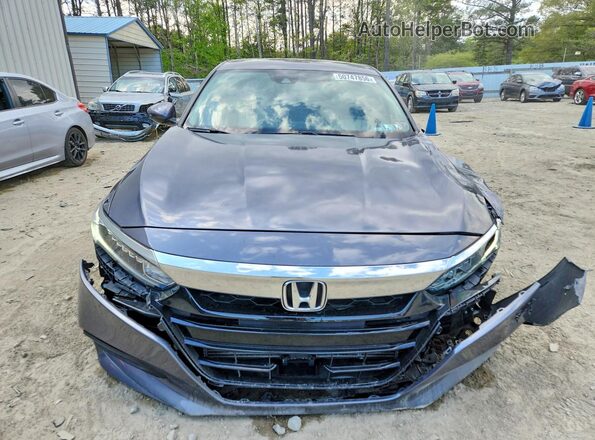 1HGCV1F10KA008781 2019 HONDA ACCORD Gray Դիմացի տեսք