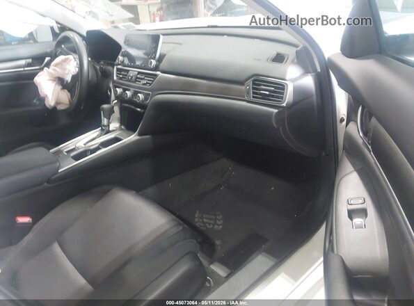 1HGCV1F10KA030389 2019 HONDA ACCORD Белый Вид салона спереди