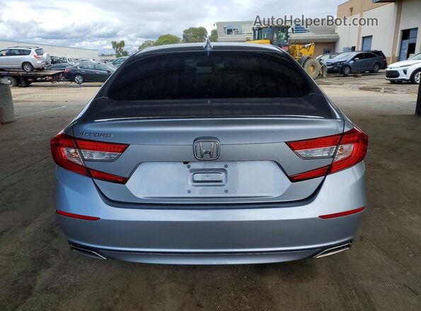1HGCV1F10KA056748 2019 HONDA ACCORD Silver Вид ззаду