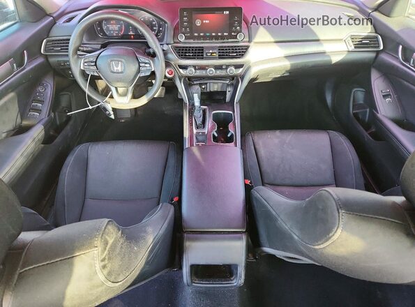 1HGCV1F10LA081151 2020 HONDA ACCORD Black Вид панелі приладів