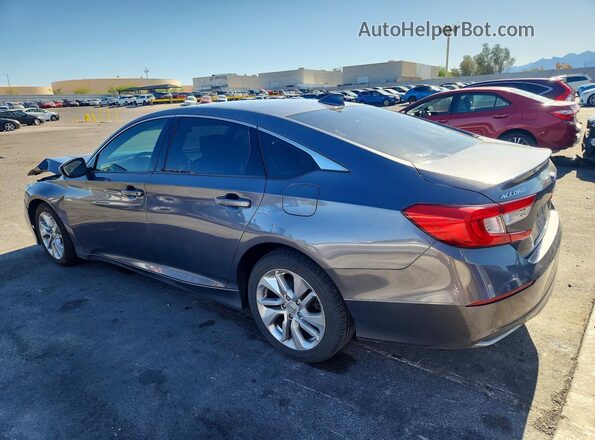 1HGCV1F11KA126936 2019 HONDA ACCORD Серый Задняя левая четверть
