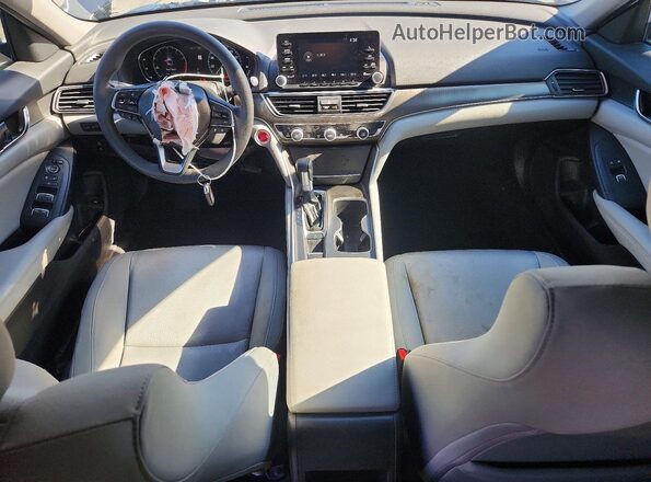 1HGCV1F11KA126936 2019 HONDA ACCORD Серый Вид панели приборов