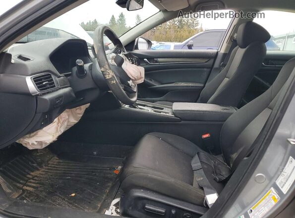 1HGCV1F11KA804701 2019 HONDA ACCORD Silver Widok wnętrza z przodu