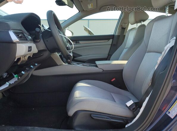 1HGCV1F11LA106848 2020 HONDA ACCORD Синий Вид салона спереди