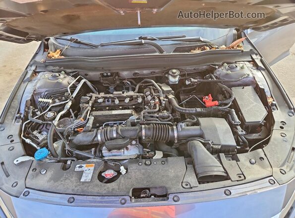 1HGCV1F11LA121432 2020 HONDA ACCORD Silver Вид задньої частини салону