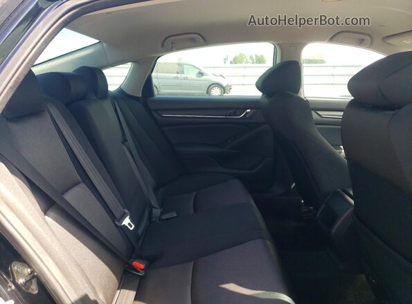 1HGCV1F12JA030246 2018 HONDA ACCORD Черный Вид задних сидений