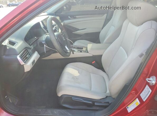1HGCV1F12MA025472 2021 HONDA ACCORD Red წინა სალონის ხედი