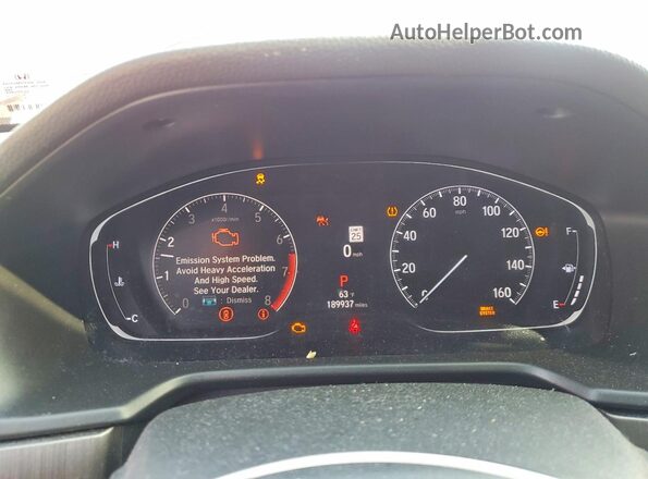 1HGCV1F12MA025472 2021 HONDA ACCORD Red ხელსაწყოთა პანელის ხედი