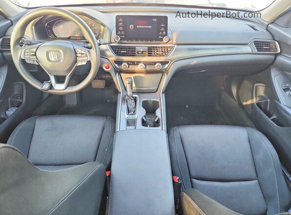 1HGCV1F13KA088786 2019 HONDA ACCORD Белый Вид панели приборов
