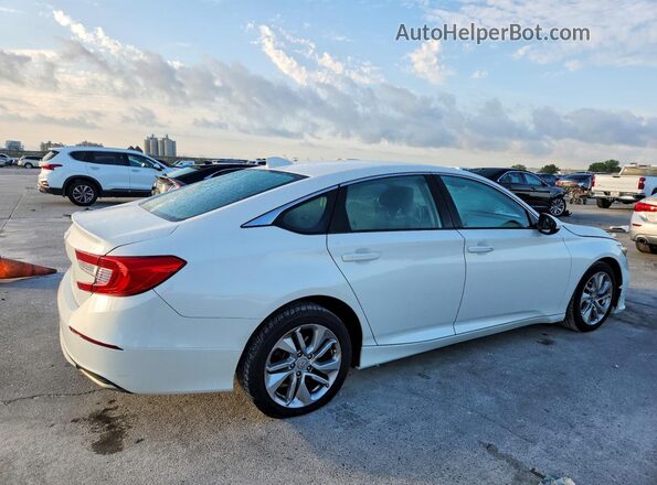 1HGCV1F13KA088786 2019 HONDA ACCORD Белый Задняя правая четверть