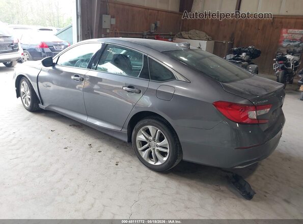 1HGCV1F13LA073044 2020 HONDA ACCORD Gray Trasero izquierdo