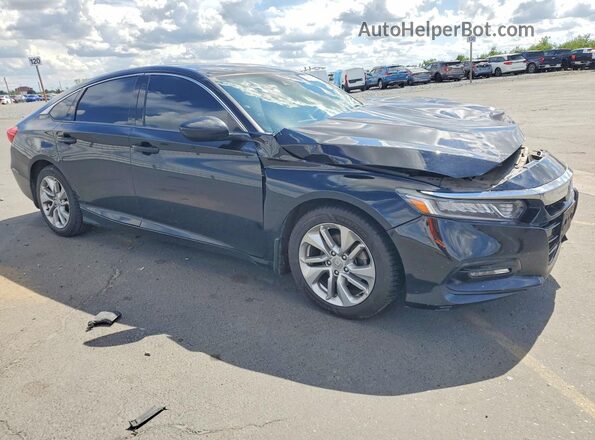 1HGCV1F14JA247894 2018 HONDA ACCORD Black Առջևի աջ