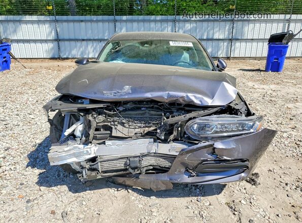 1HGCV1F14JA252383 2018 HONDA ACCORD Charcoal Widok z przodu