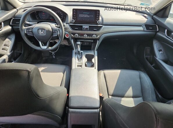 1HGCV1F14NA021702 2022 HONDA ACCORD Black Առջևի վահանակի տեսք