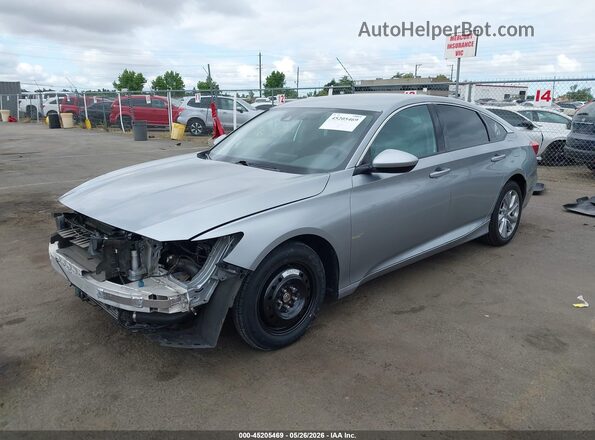 1HGCV1F15LA001973 2020 HONDA ACCORD Серебряный Передняя левая четверть