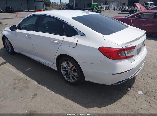 1HGCV1F16JA032002 2018 HONDA ACCORD Белый Задняя левая четверть