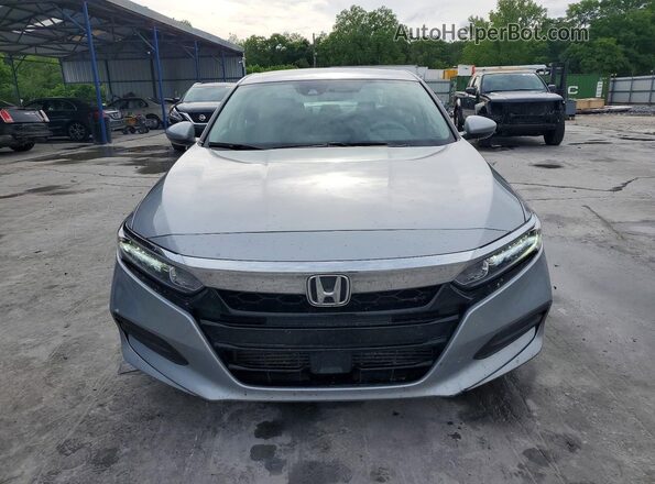 1HGCV1F16JA196852 2018 HONDA ACCORD Silver Вид спереду