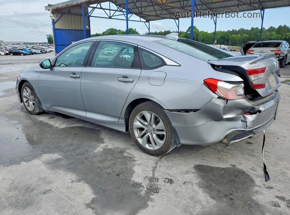 1HGCV1F16JA196852 2018 HONDA ACCORD Silver Задня ліва чверть