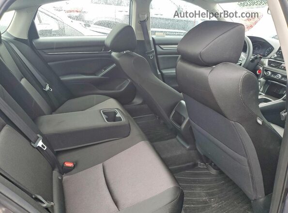 1HGCV1F16KA006016 2019 HONDA ACCORD Gray Vista de los asientos traseros