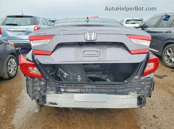 1HGCV1F16KA006016 2019 HONDA ACCORD Gray Vista trasera
