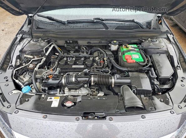 1HGCV1F16KA006016 2019 HONDA ACCORD Gray Vista interior trasera