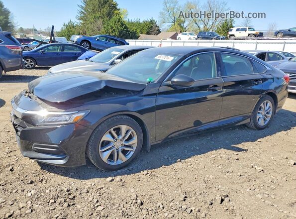 1HGCV1F16KA061159 2019 HONDA ACCORD Black Przód lewy