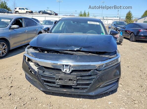 1HGCV1F16KA061159 2019 HONDA ACCORD Black Widok z przodu
