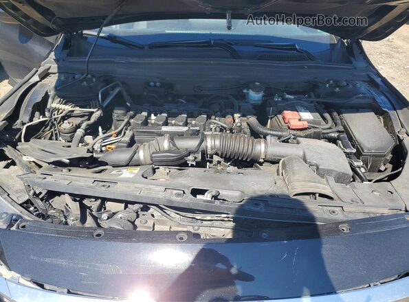 1HGCV1F16KA061159 2019 HONDA ACCORD Black Widok wnętrza z tyłu