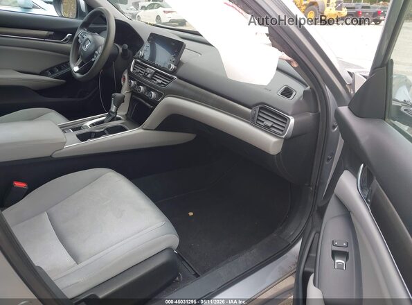 1HGCV1F16KA111378 2019 HONDA ACCORD Silver Widok wnętrza z przodu