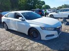 2019 Honda Accord Lx White vin: 1HGCV1F16KA174092