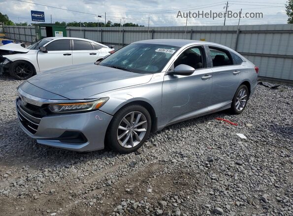 1HGCV1F16MA116468 2021 HONDA ACCORD Silver Przód lewy
