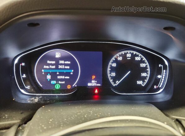 1HGCV1F17KA140811 2019 HONDA ACCORD Gray Widok zestawu wskaźników