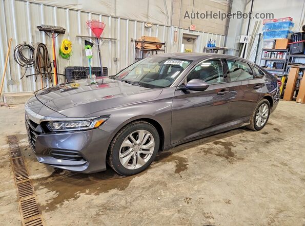 1HGCV1F17KA140811 2019 HONDA ACCORD Gray Przód lewy