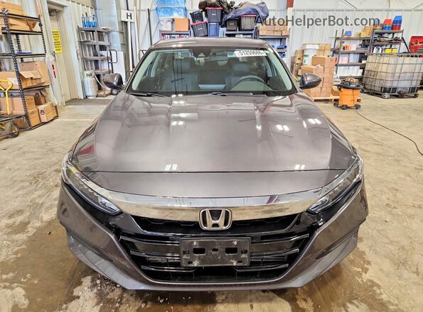 1HGCV1F17KA140811 2019 HONDA ACCORD Gray Widok z przodu