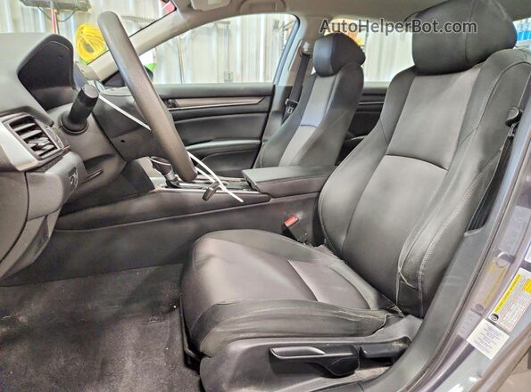 1HGCV1F17KA140811 2019 HONDA ACCORD Gray Widok wnętrza z przodu