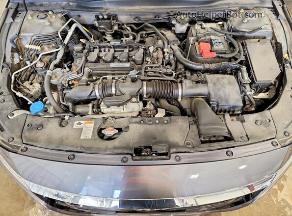 1HGCV1F17KA140811 2019 HONDA ACCORD Gray Widok wnętrza z tyłu